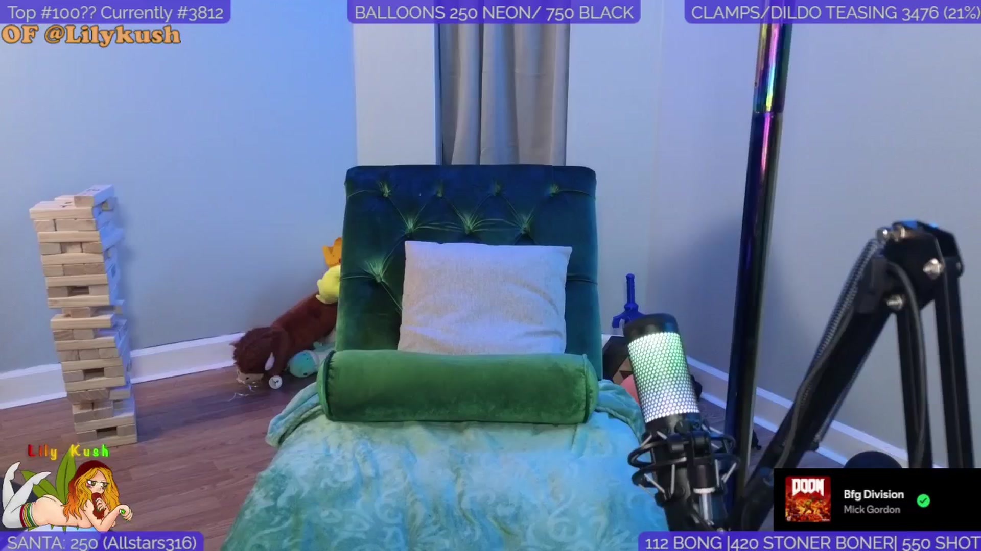 Gallery image thumbnail from LilyKush's myfreecams stream on, 12/05/2024, 03:50 image 15 of 20