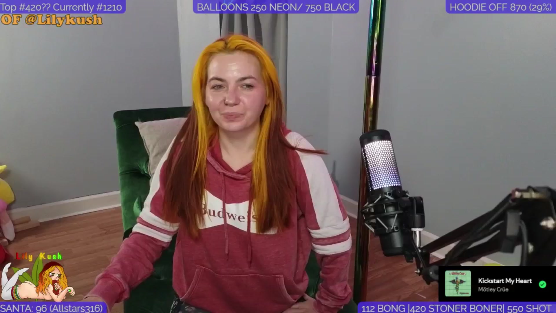 Gallery image thumbnail from LilyKush's myfreecams stream on, 12/13/2024, 04:41 image 9 of 20
