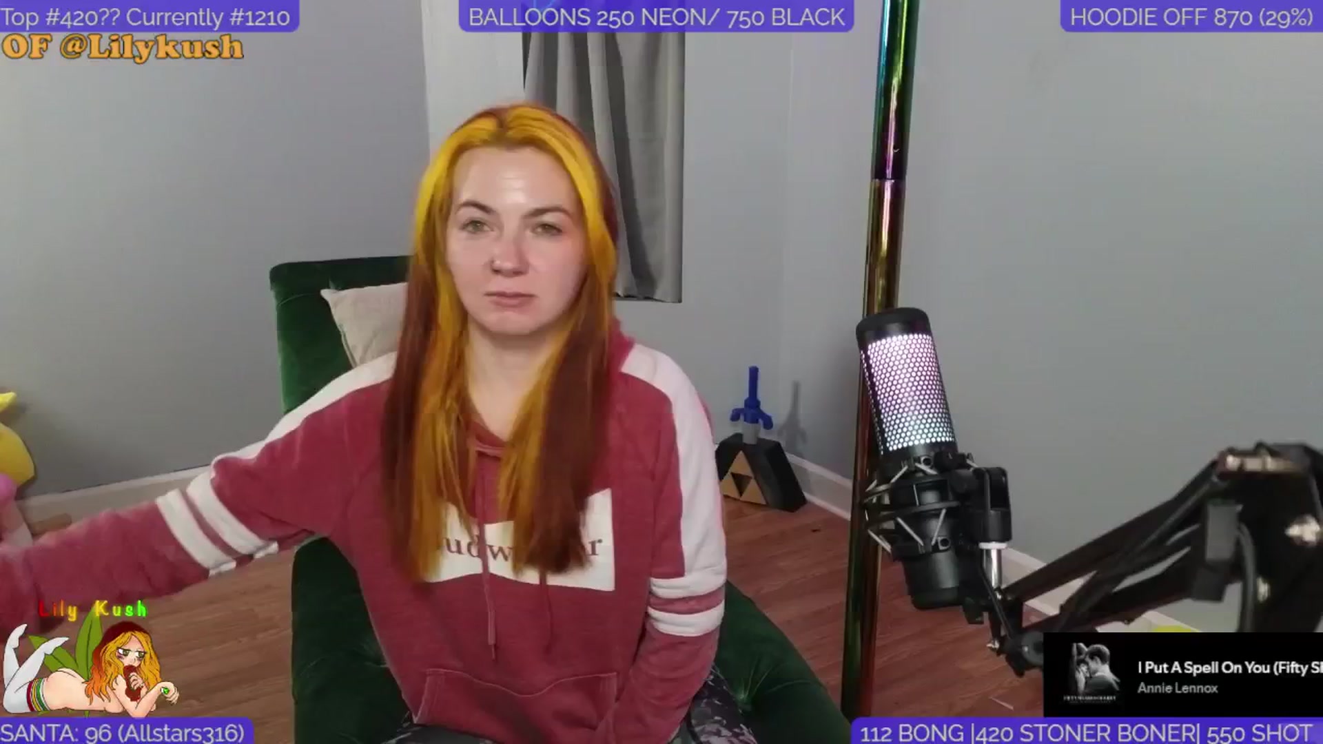 Gallery image thumbnail from LilyKush's myfreecams stream on, 12/13/2024, 04:41 image 10 of 20