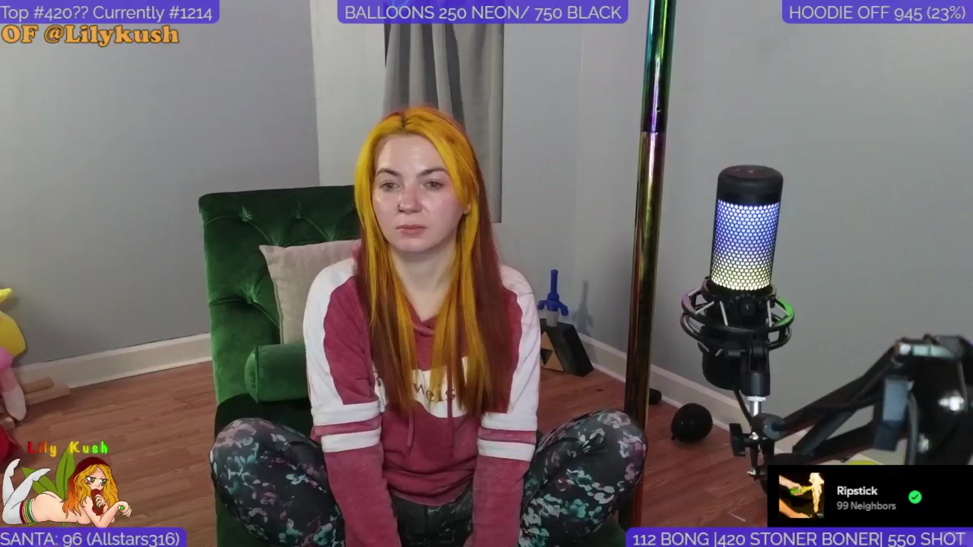 Gallery image thumbnail from LilyKush's myfreecams stream on, 12/13/2024, 04:41 image 2 of 20