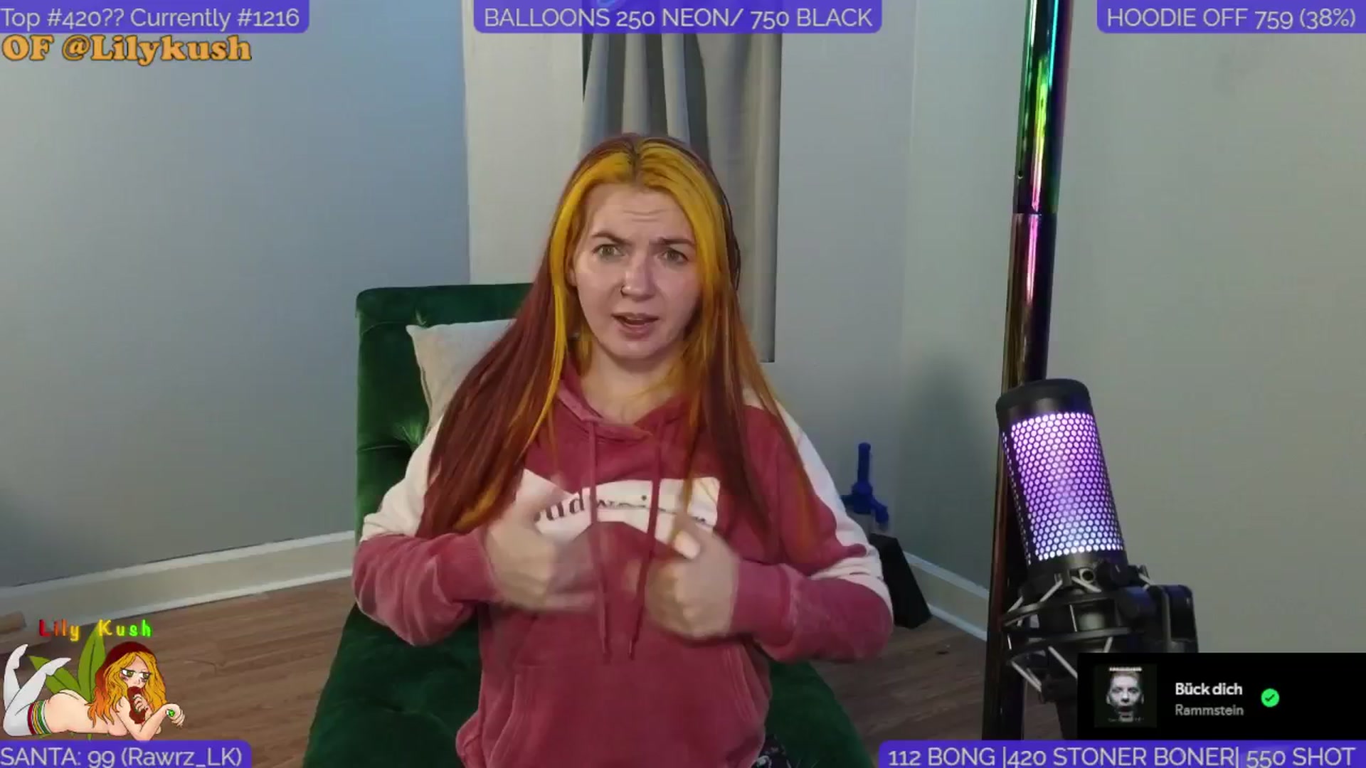Gallery image thumbnail from LilyKush's myfreecams stream on, 12/13/2024, 04:41 image 20 of 20