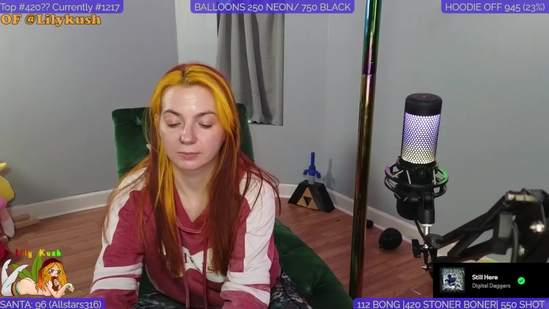 Gallery image thumbnail from LilyKush's myfreecams stream on, 12/13/2024, 04:41 image 5 of 20