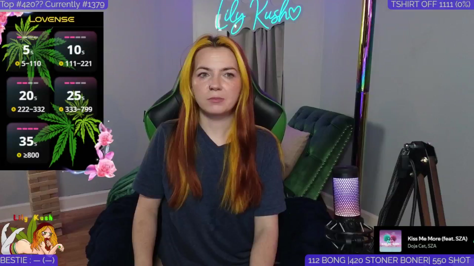 Gallery image thumbnail from LilyKush's myfreecams stream on, 01/05/2025, 05:52 image 1 of 20