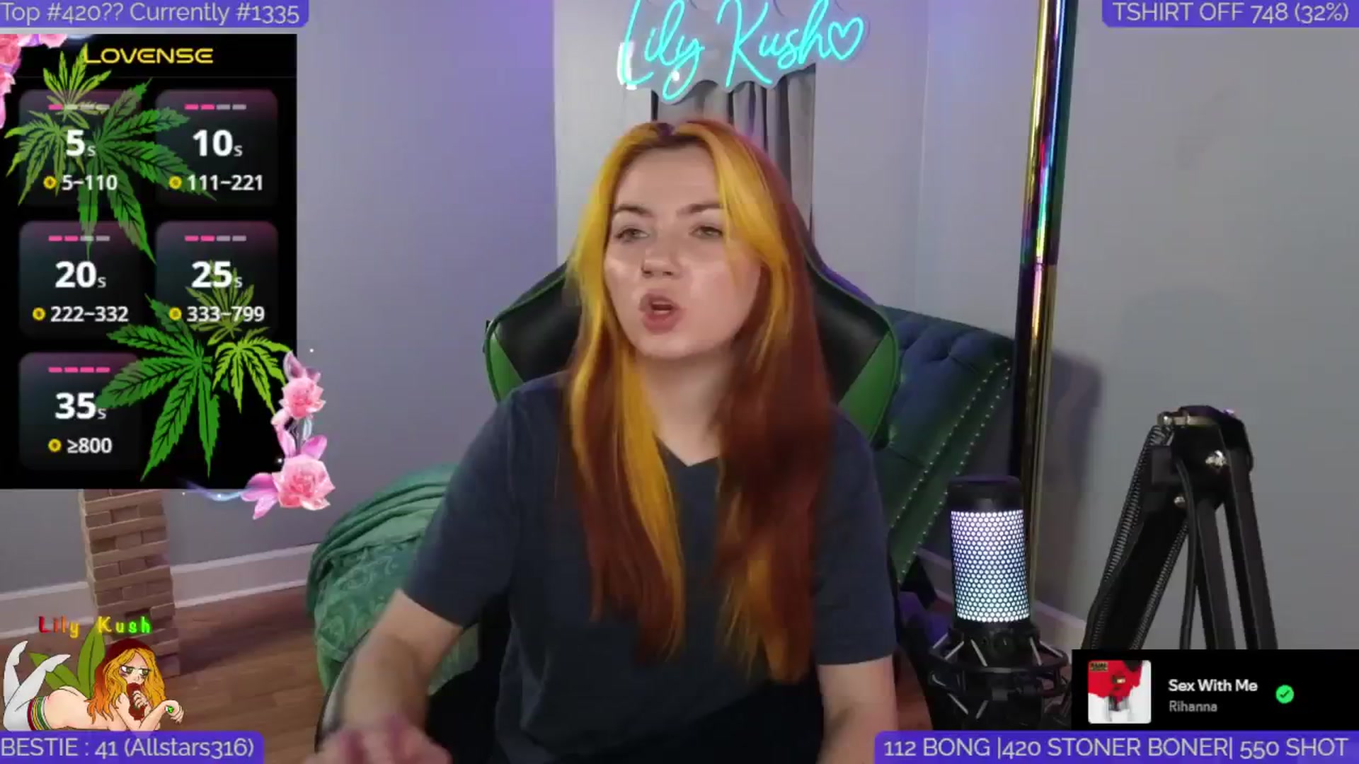 Gallery image thumbnail from LilyKush's myfreecams stream on, 01/05/2025, 05:52 image 11 of 20