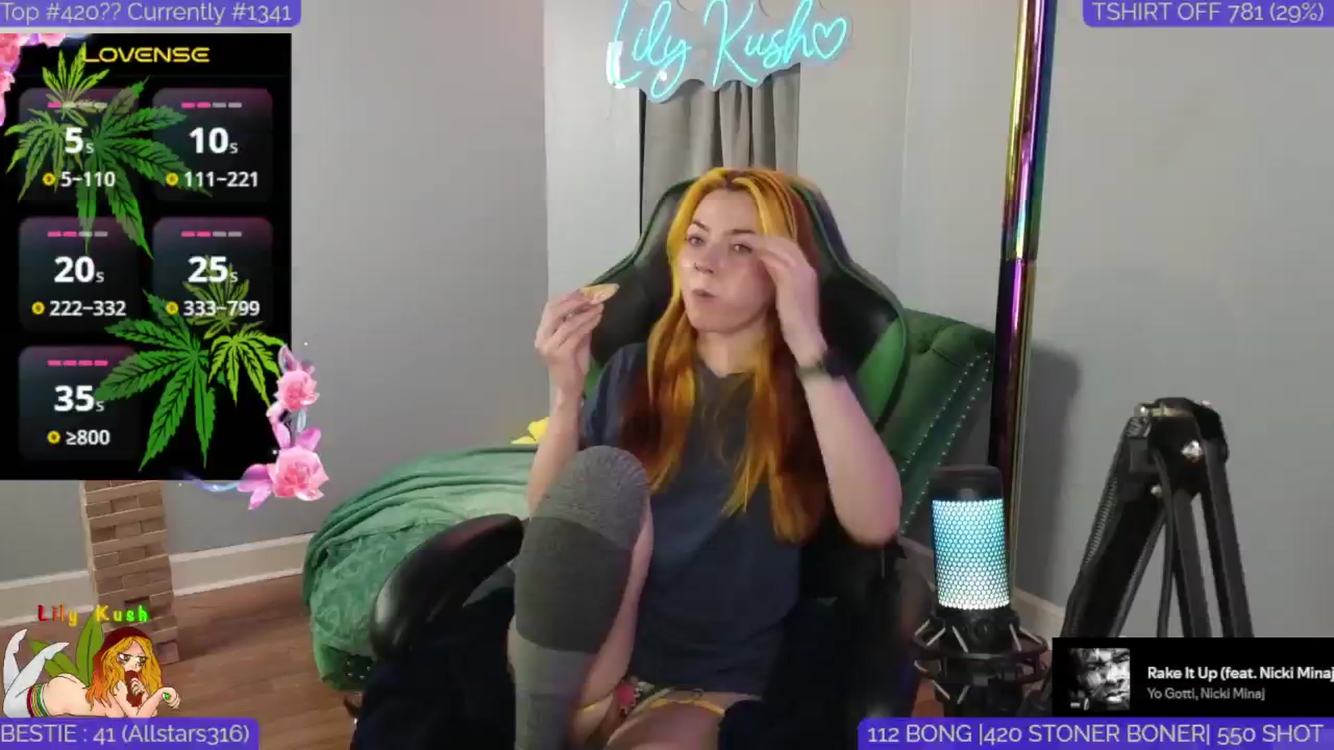 Gallery image thumbnail from LilyKush's myfreecams stream on, 01/05/2025, 05:52 image 10 of 20