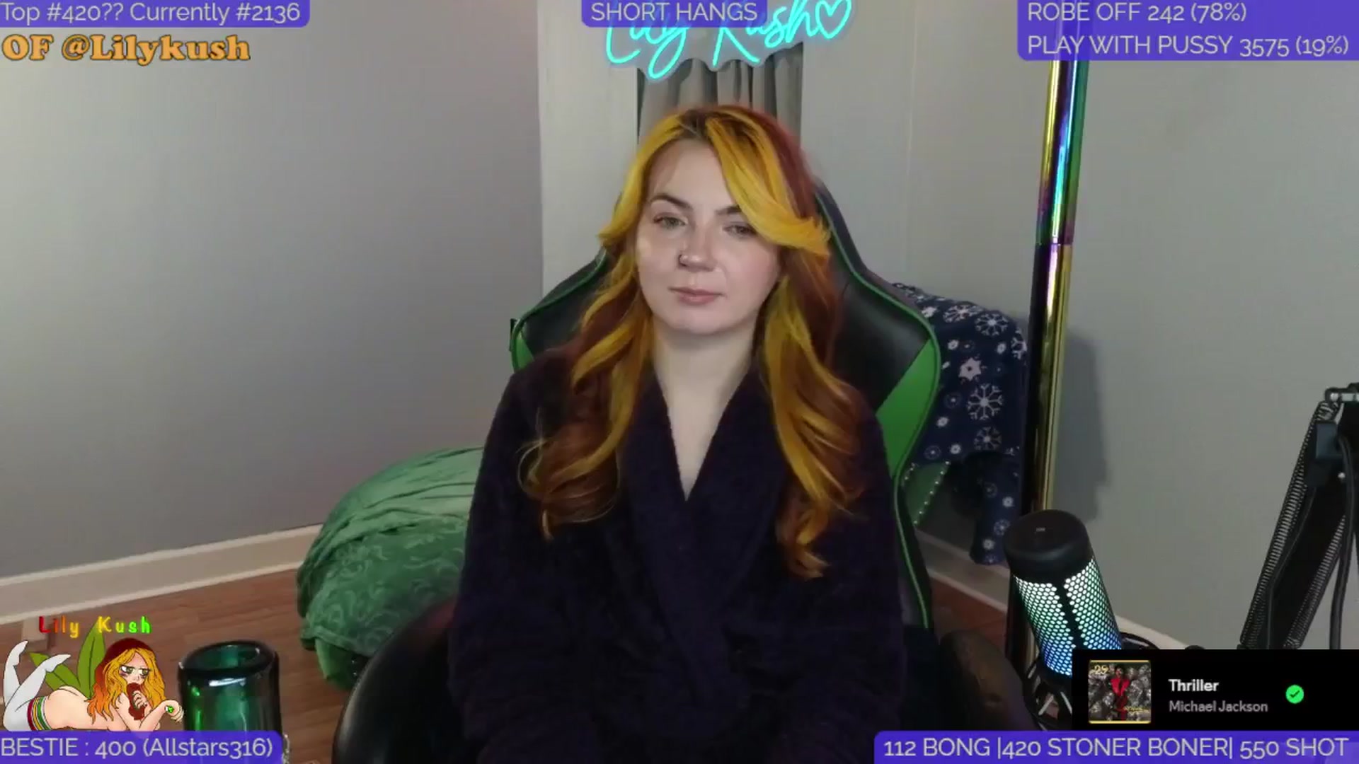 Gallery image thumbnail from LilyKush's myfreecams stream on, 01/11/2025, 21:37 image 18 of 20