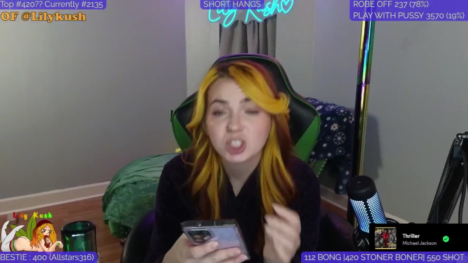 Gallery image thumbnail from LilyKush's myfreecams stream on, 01/11/2025, 21:37 image 19 of 20