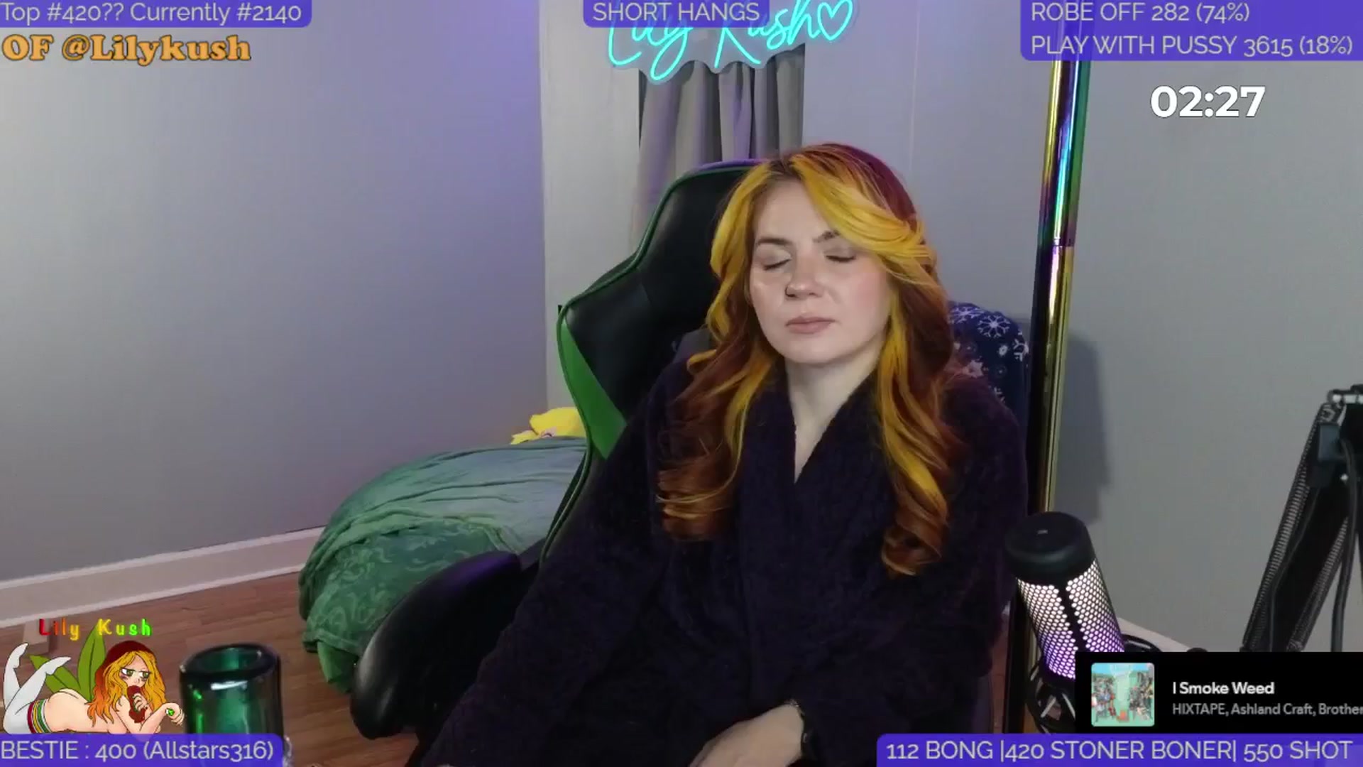 Gallery image thumbnail from LilyKush's myfreecams stream on, 01/11/2025, 21:37 image 11 of 20