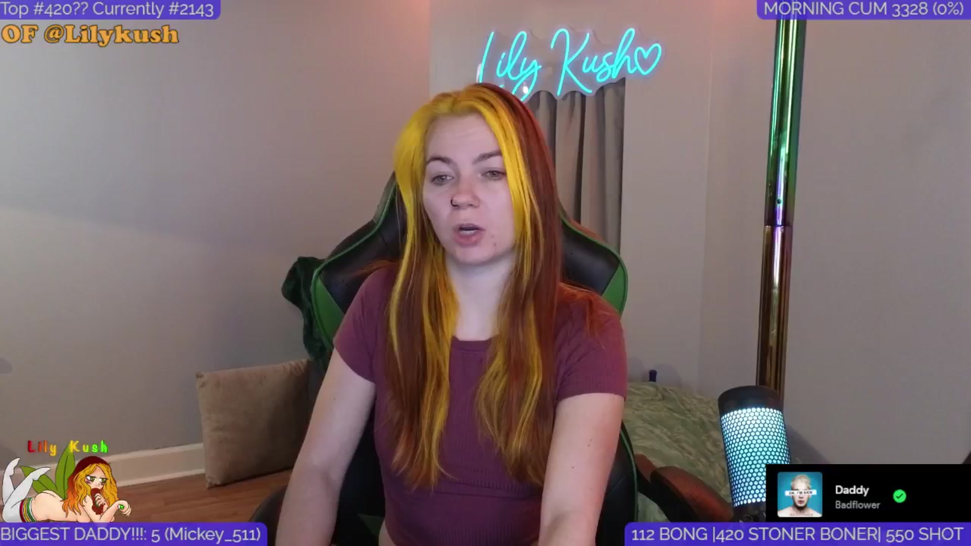 Gallery image thumbnail from LilyKush's myfreecams stream on, 02/11/2025, 15:29 image 14 of 20
