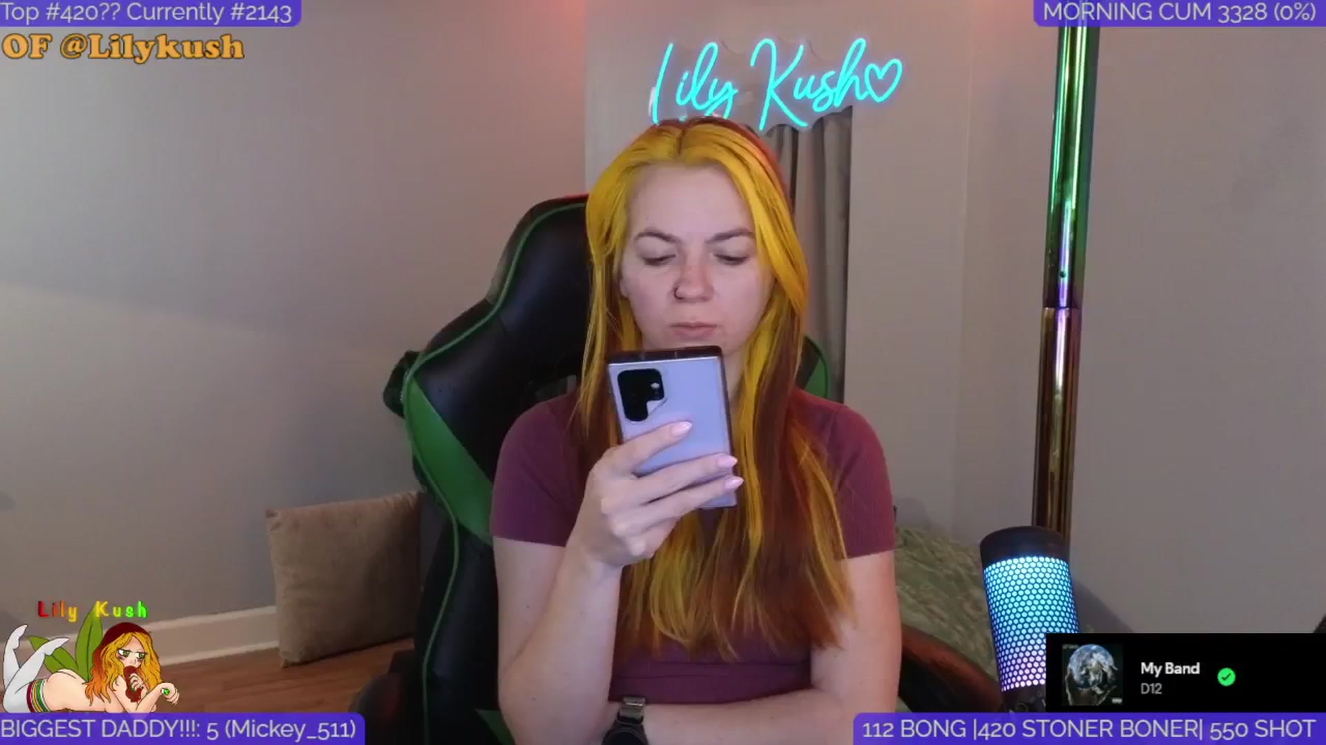 Gallery image thumbnail from LilyKush's myfreecams stream on, 02/11/2025, 15:29 image 2 of 20