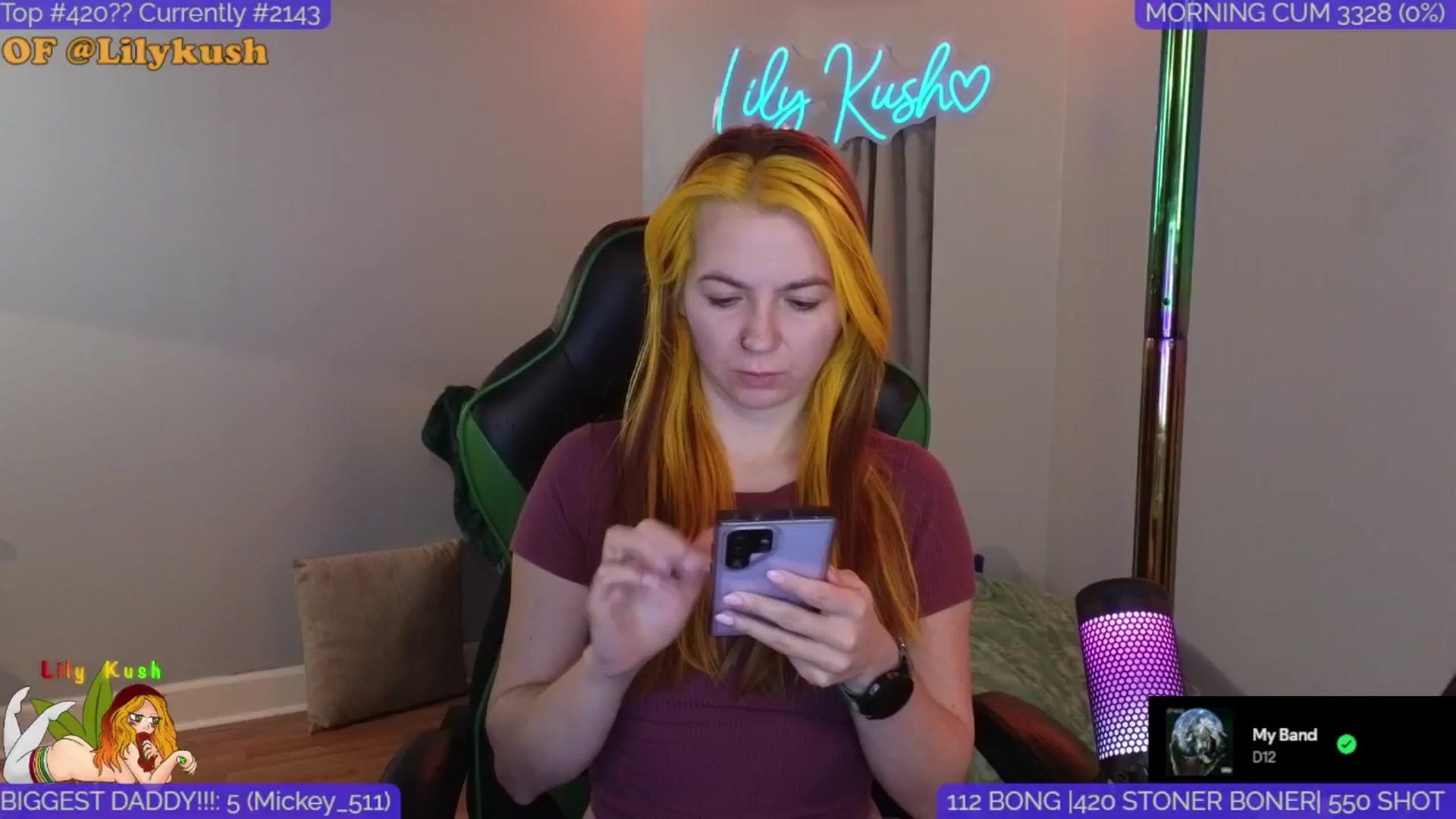 Gallery image thumbnail from LilyKush's myfreecams stream on, 02/11/2025, 15:29 image 3 of 20