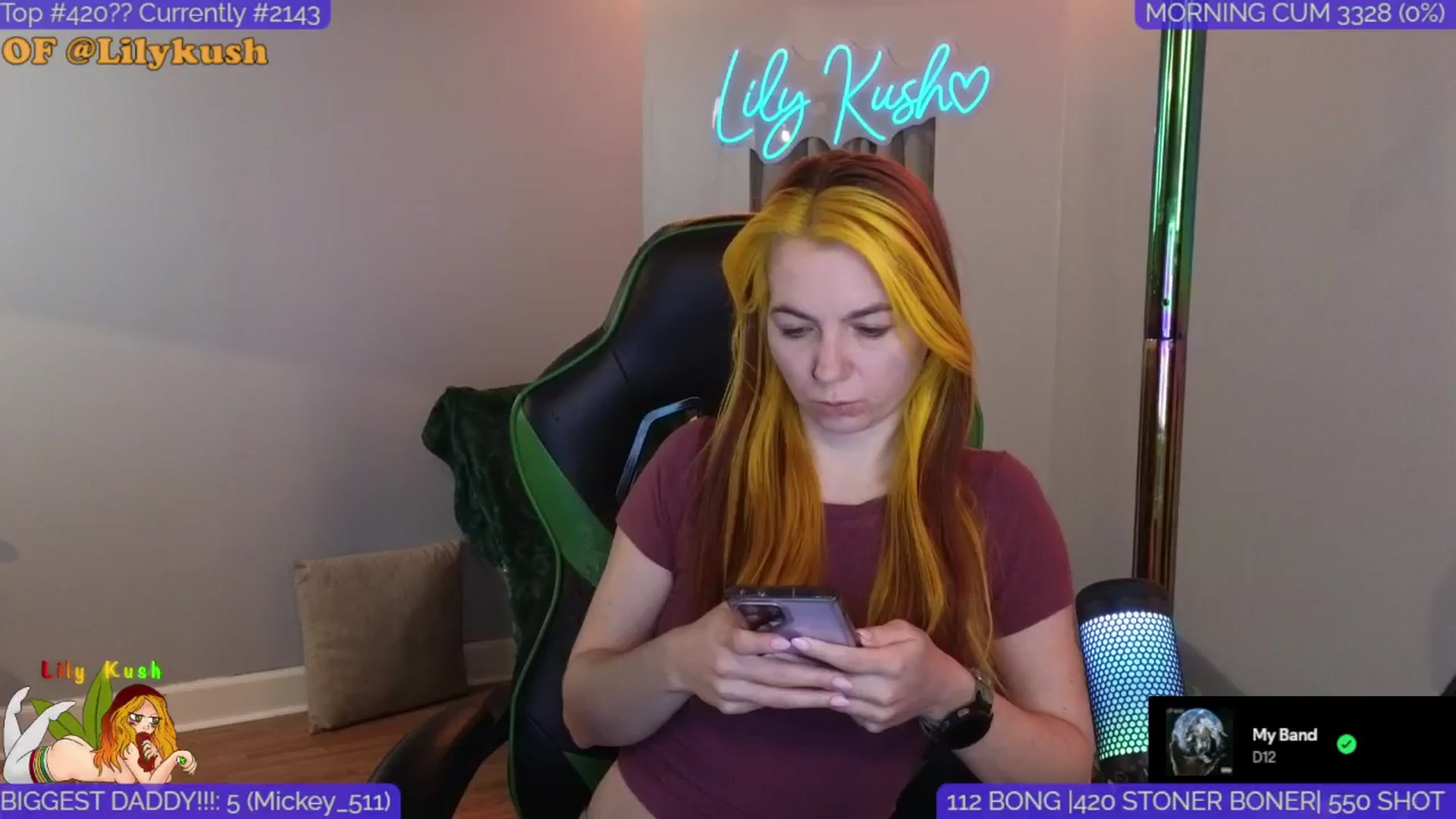 Gallery image thumbnail from LilyKush's myfreecams stream on, 02/11/2025, 15:29 image 1 of 20