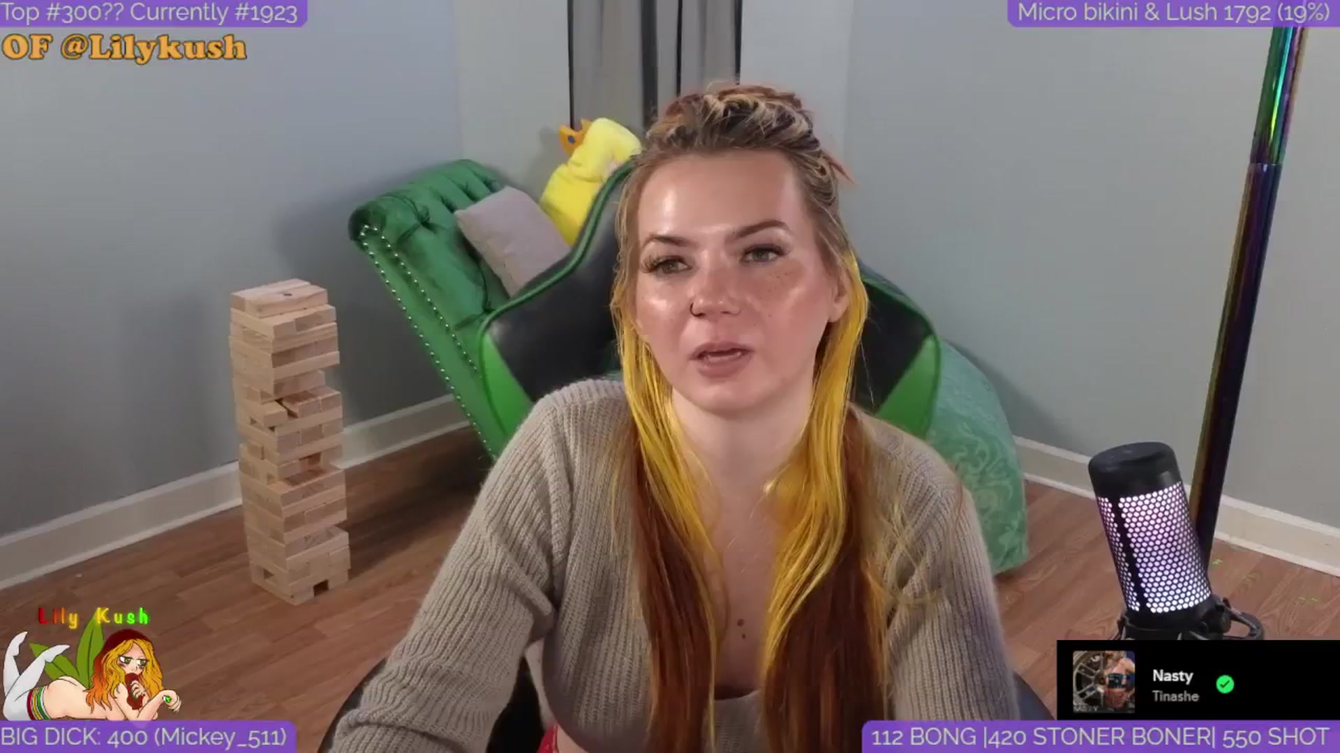 Gallery image thumbnail from LilyKush's myfreecams stream on, 04/22/2025, 04:54 image 5 of 20