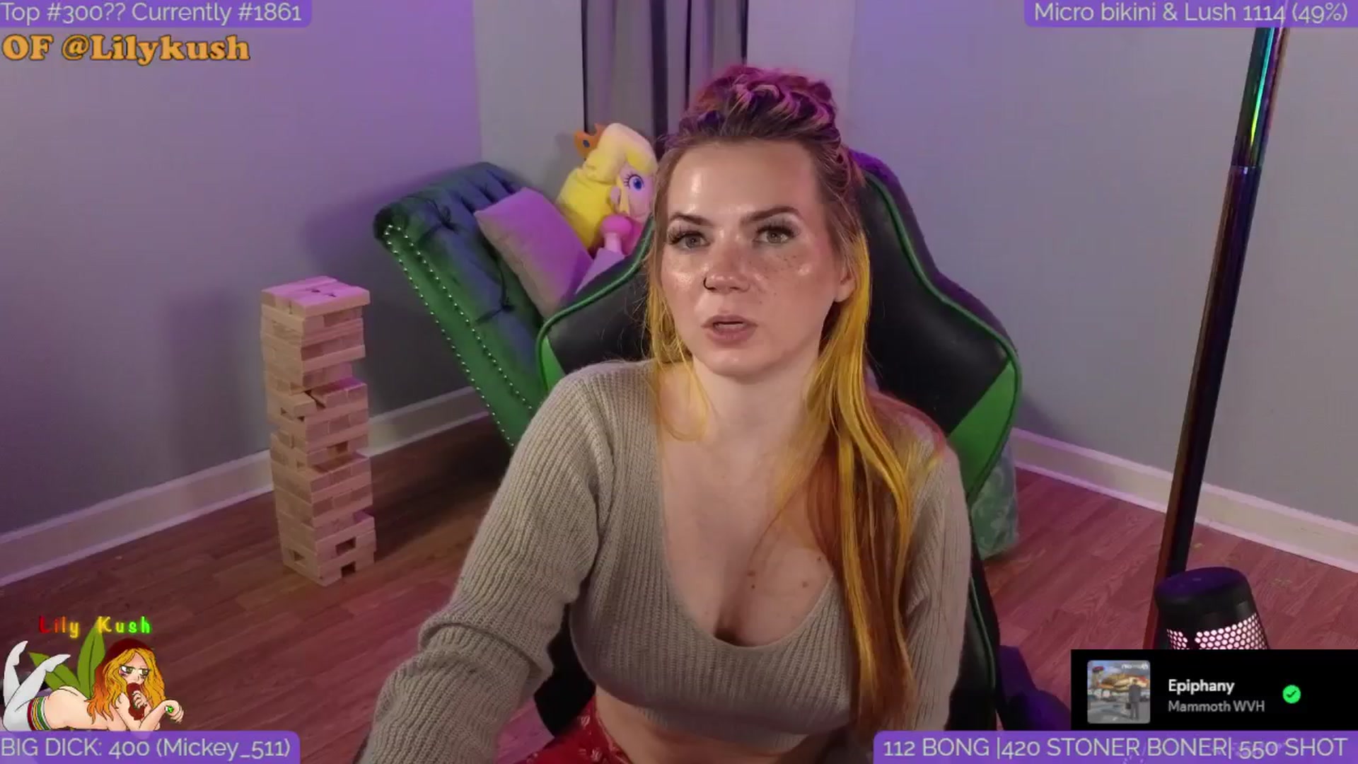 Gallery image thumbnail from LilyKush's myfreecams stream on, 04/22/2025, 04:54 image 19 of 20