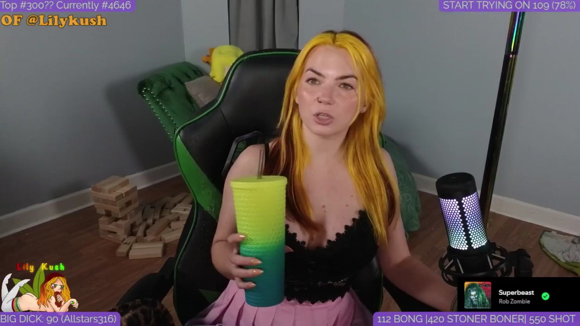 Gallery image thumbnail from LilyKush's myfreecams stream on, 05/06/2025, 04:55 image 7 of 20