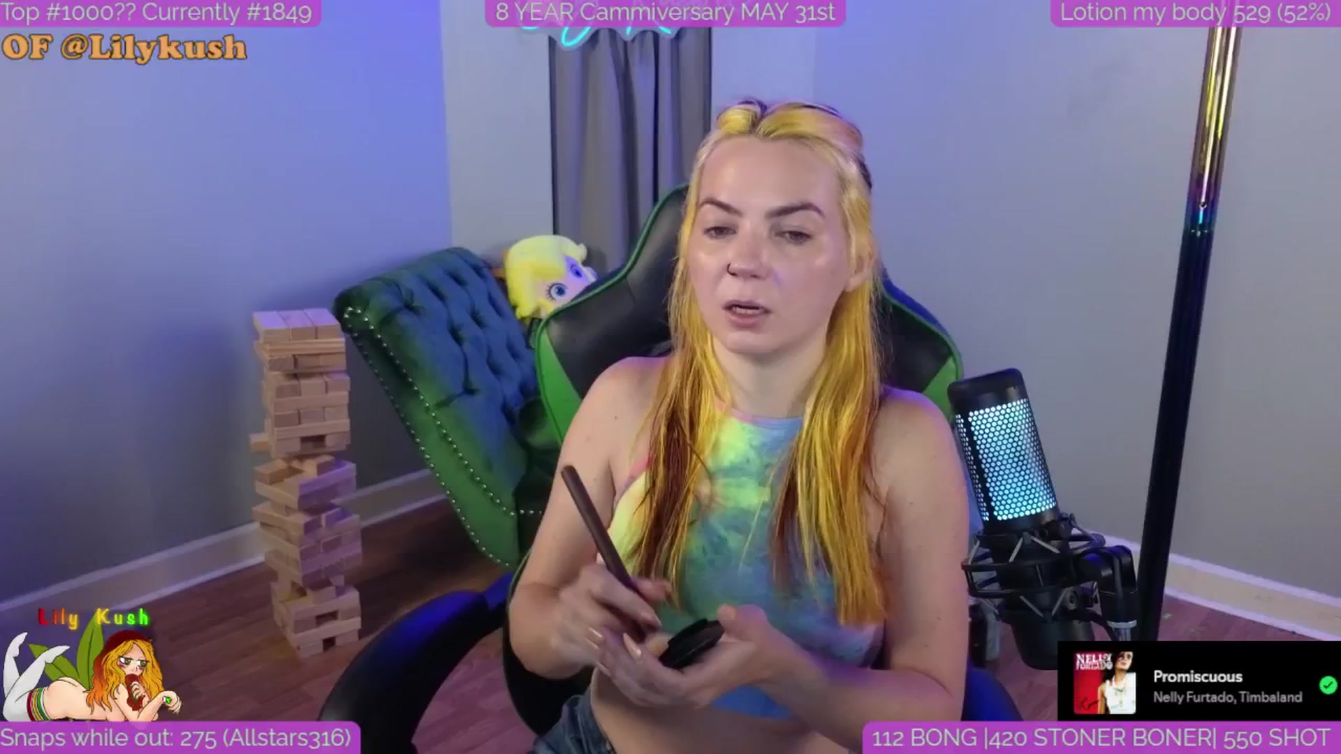 Gallery image thumbnail from LilyKush's myfreecams stream on, 05/17/2025, 21:25 image 6 of 20