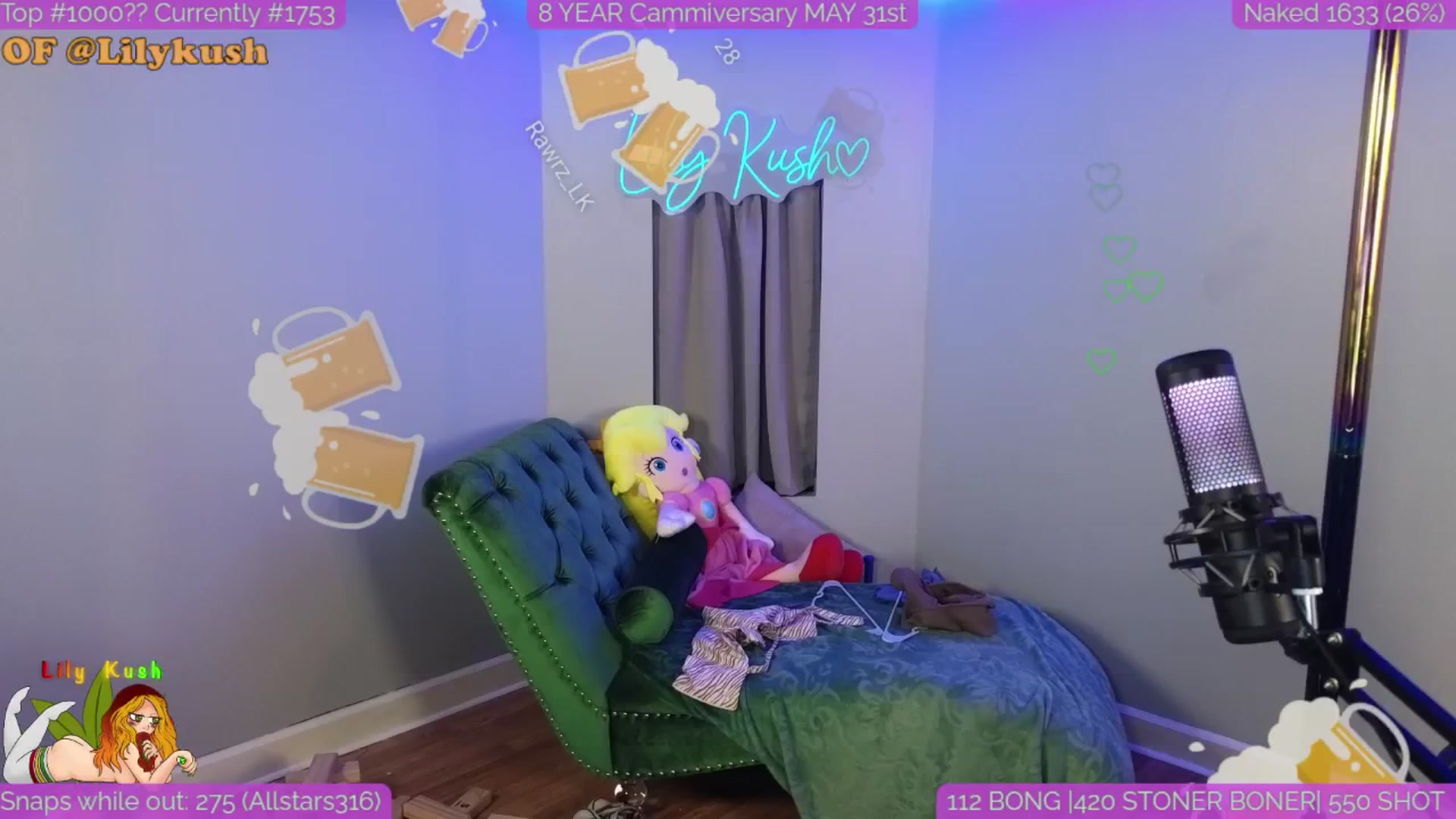 Gallery image thumbnail from LilyKush's myfreecams stream on, 05/17/2025, 21:54 image 14 of 20