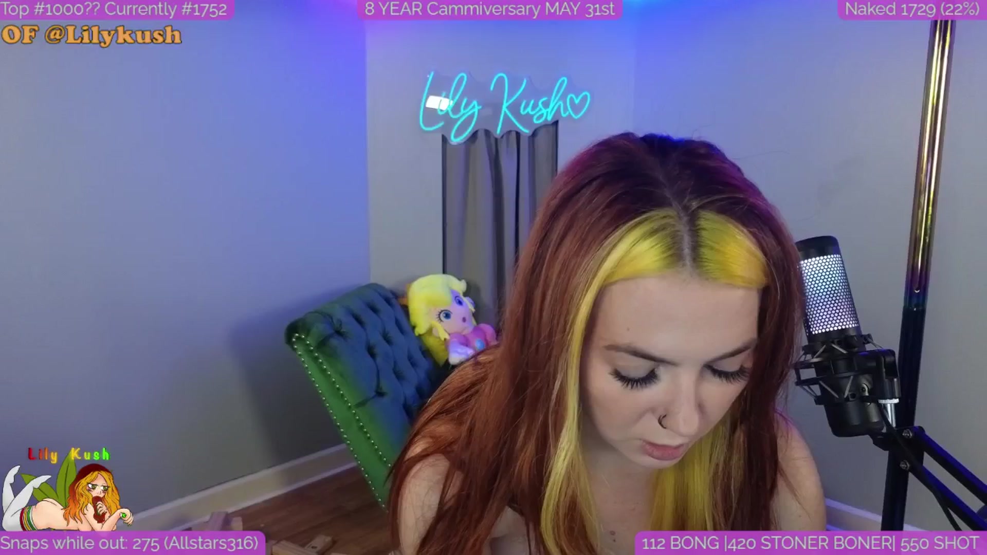 Gallery image thumbnail from LilyKush's myfreecams stream on, 05/17/2025, 21:54 image 3 of 20