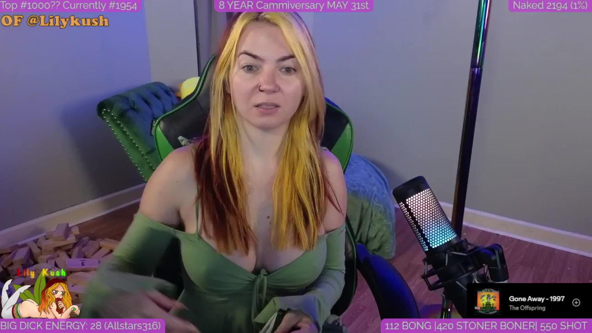 Gallery image thumbnail from LilyKush's myfreecams stream on, 05/21/2025, 19:48 image 1 of 20