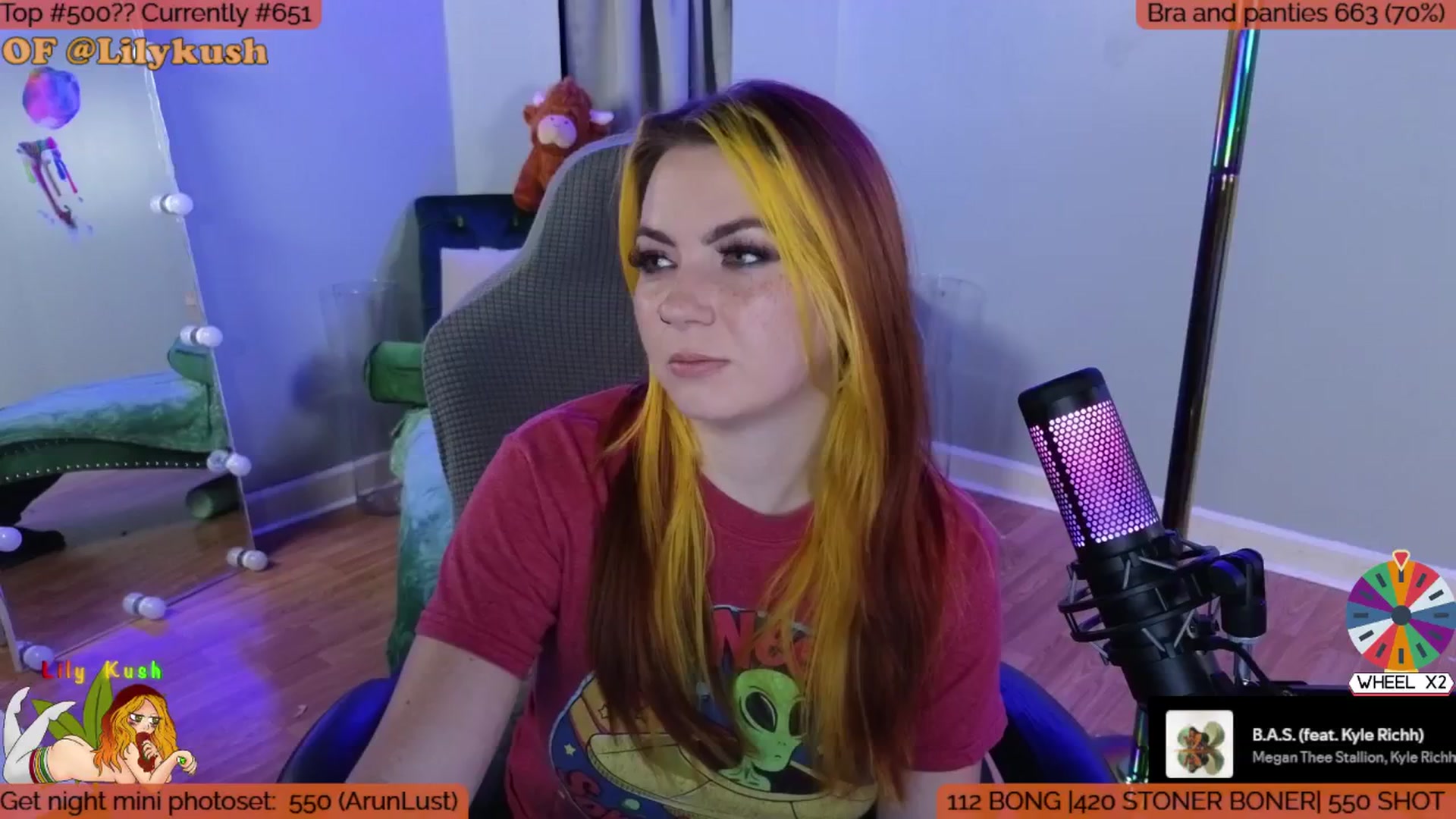 Gallery image thumbnail from LilyKush's myfreecams stream on, 08/02/2025, 23:04 image 11 of 20