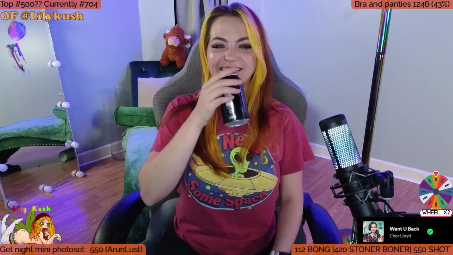 Gallery image thumbnail from LilyKush's myfreecams stream on, 08/02/2025, 23:04 image 8 of 20