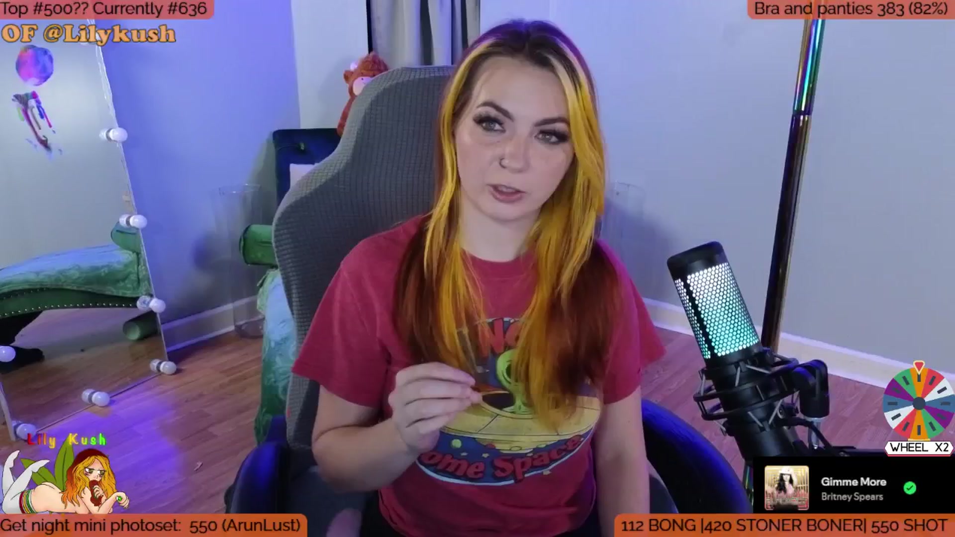 Gallery image thumbnail from LilyKush's myfreecams stream on, 08/02/2025, 23:04 image 19 of 20
