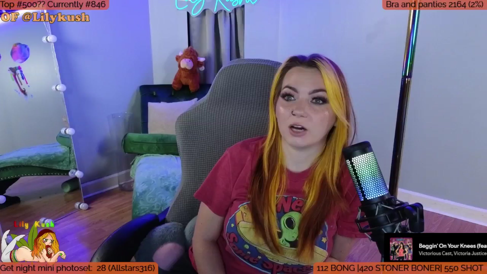 Gallery image thumbnail from LilyKush's myfreecams stream on, 08/02/2025, 23:04 image 2 of 20