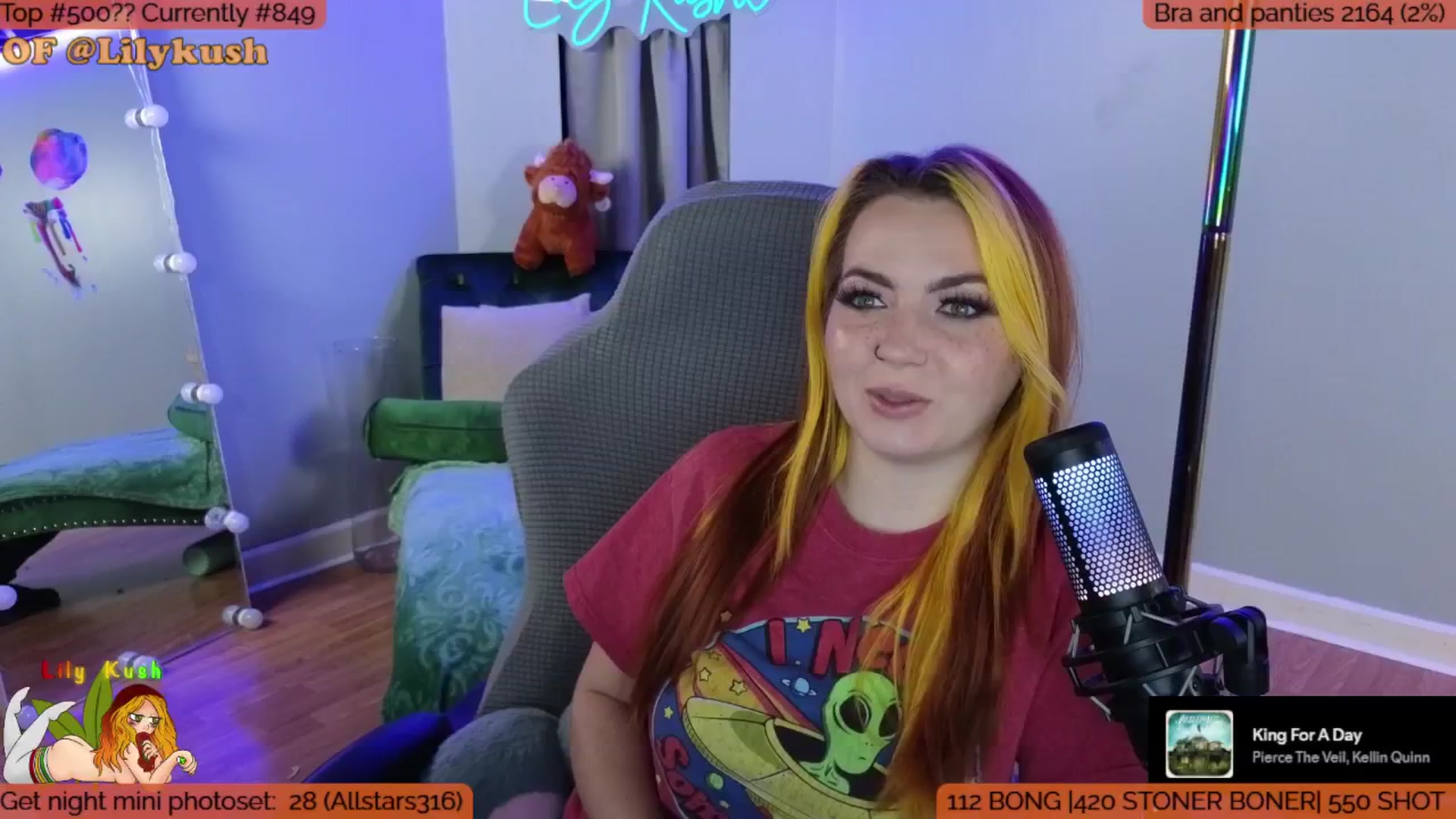 Gallery image thumbnail from LilyKush's myfreecams stream on, 08/02/2025, 23:04 image 1 of 20