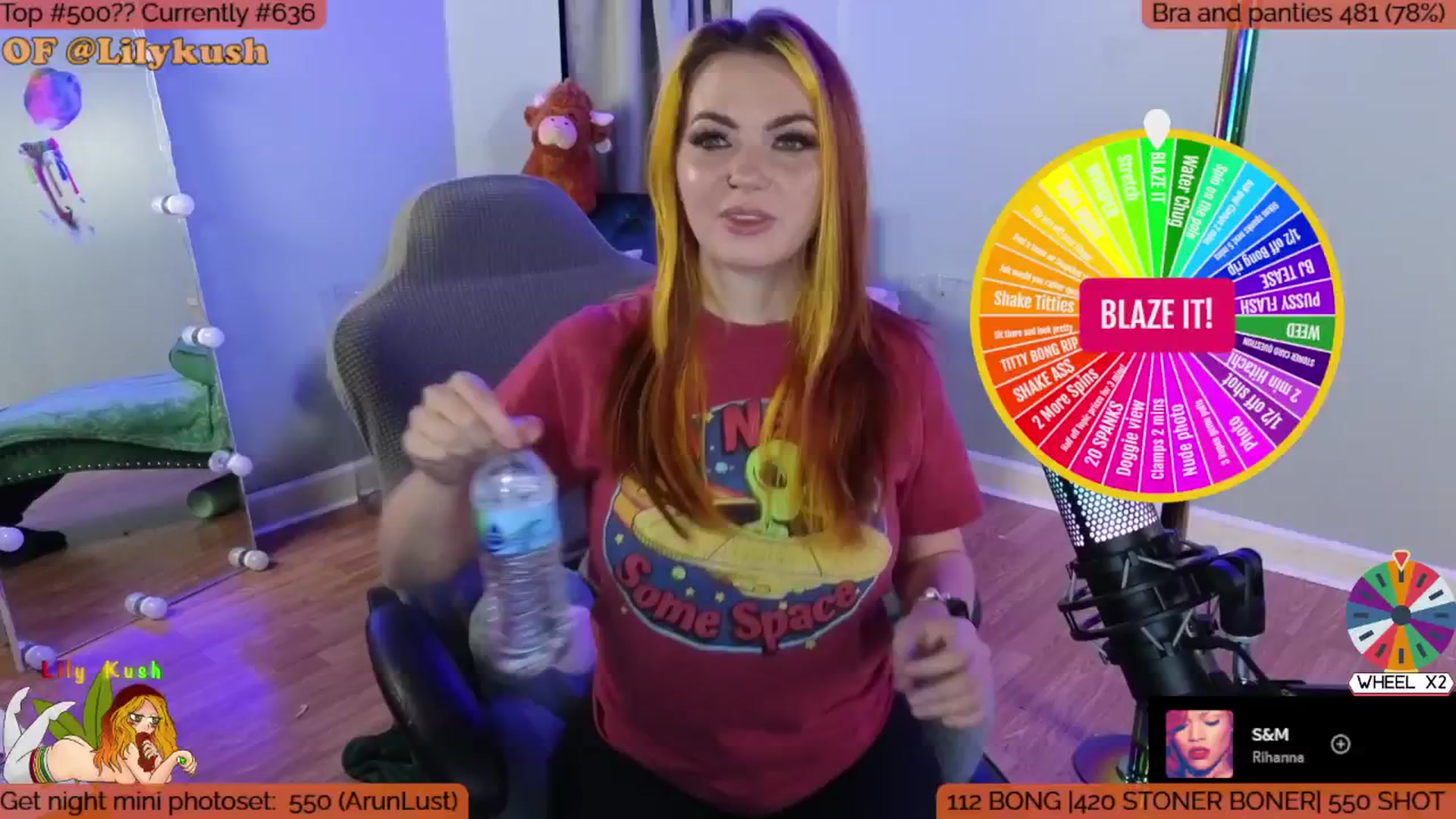 Gallery image thumbnail from LilyKush's myfreecams stream on, 08/02/2025, 23:04 image 14 of 20