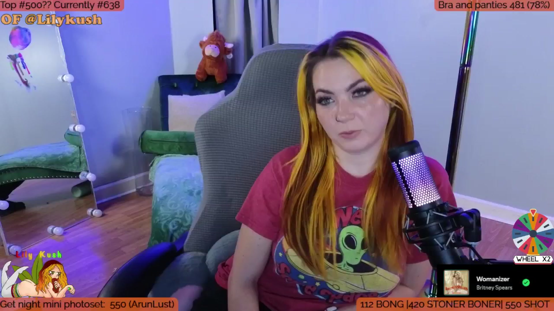 Gallery image thumbnail from LilyKush's myfreecams stream on, 08/02/2025, 23:04 image 15 of 20