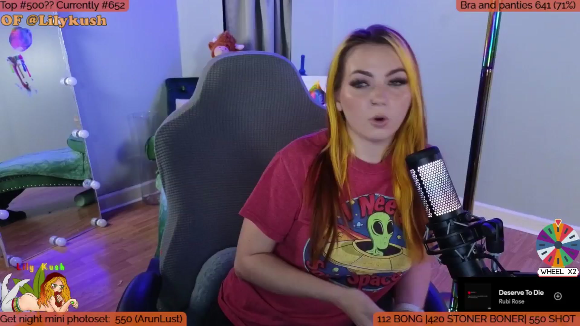 Gallery image thumbnail from LilyKush's myfreecams stream on, 08/02/2025, 23:04 image 12 of 20