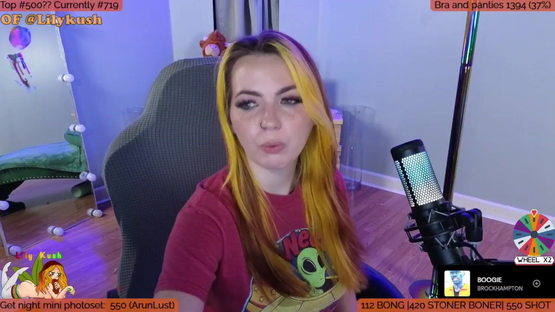 Gallery image thumbnail from LilyKush's myfreecams stream on, 08/02/2025, 23:04 image 6 of 20