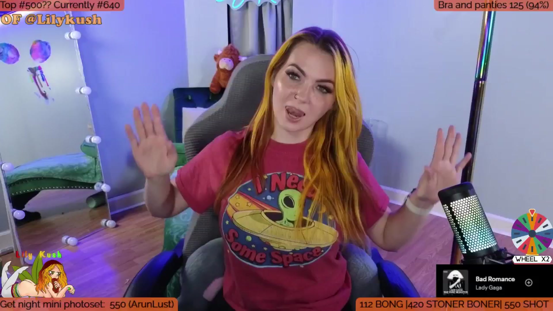 Gallery image thumbnail from LilyKush's myfreecams stream on, 08/03/2025, 03:07 image 2 of 20