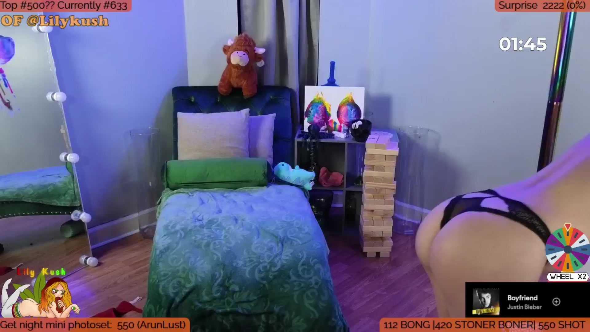 Gallery image thumbnail from LilyKush's myfreecams stream on, 08/03/2025, 03:07 image 6 of 20