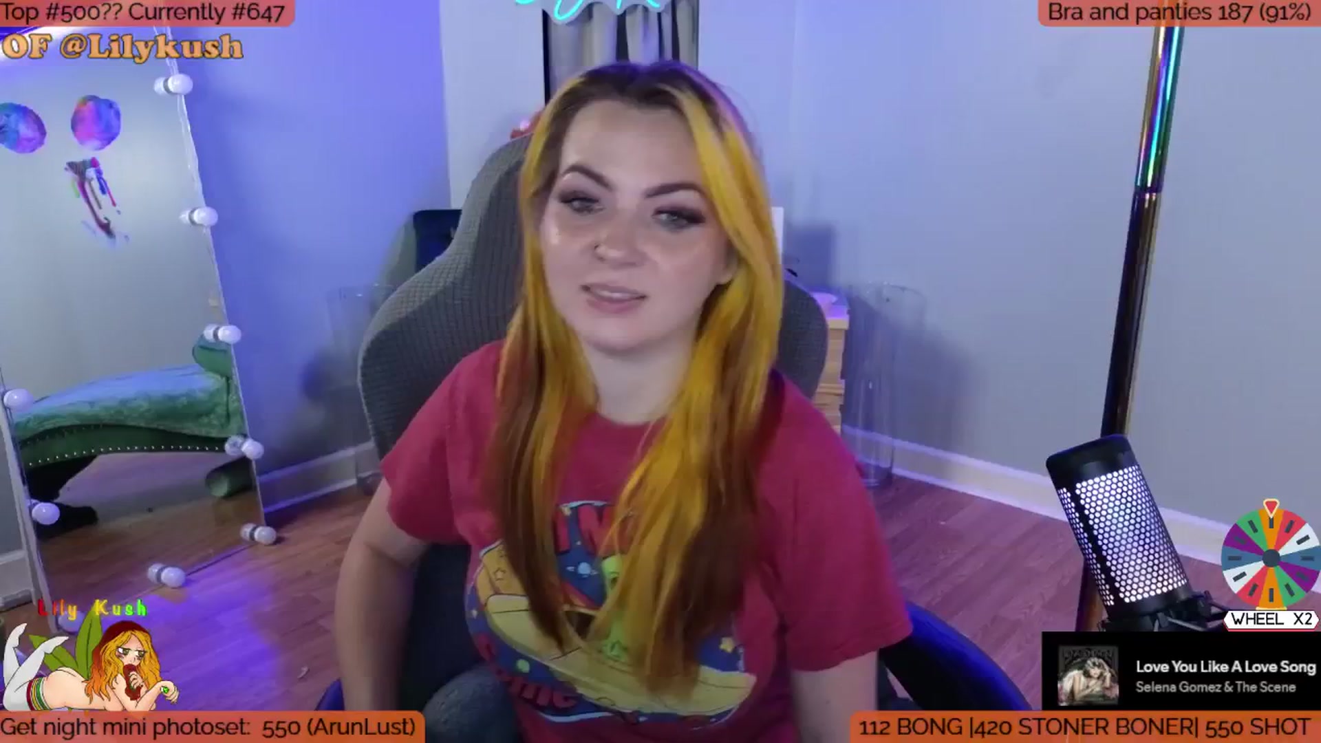 Gallery image thumbnail from LilyKush's myfreecams stream on, 08/03/2025, 03:07 image 1 of 20