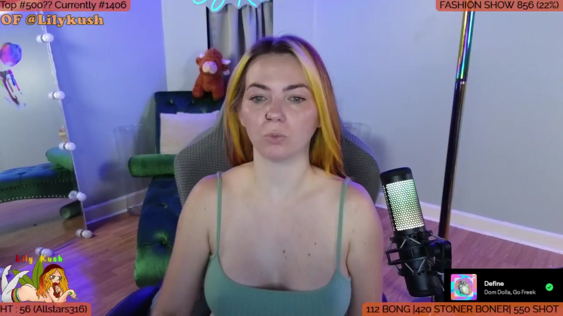 Gallery image thumbnail from LilyKush's myfreecams stream on, 08/10/2025, 19:47 image 7 of 20