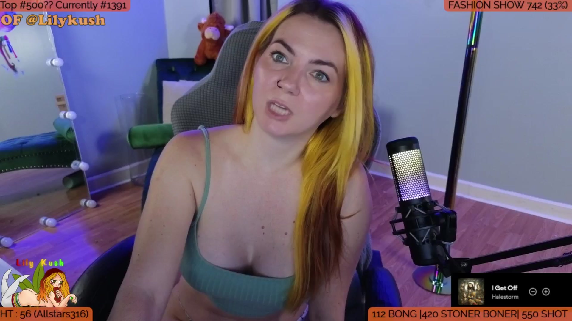 Gallery image thumbnail from LilyKush's myfreecams stream on, 08/10/2025, 19:47 image 13 of 20