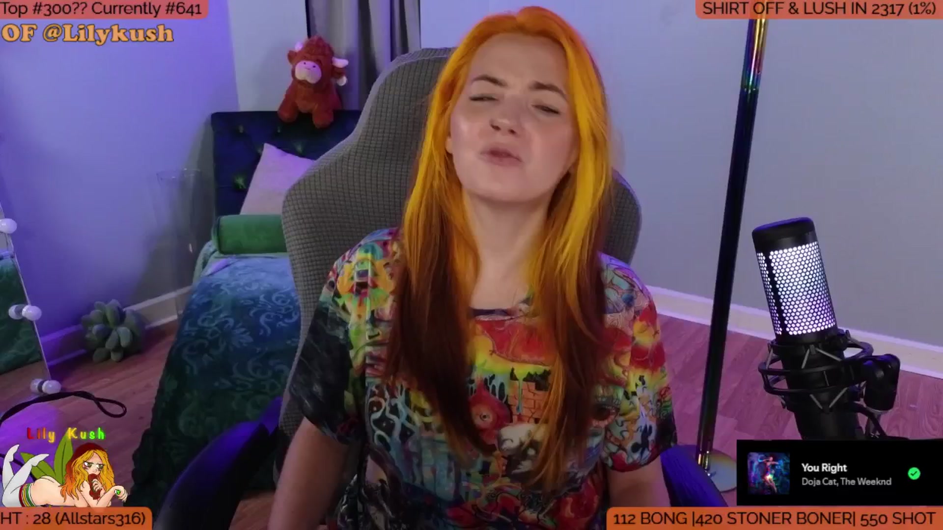 Gallery image thumbnail from LilyKush's myfreecams stream on, 09/11/2025, 02:49 image 6 of 20