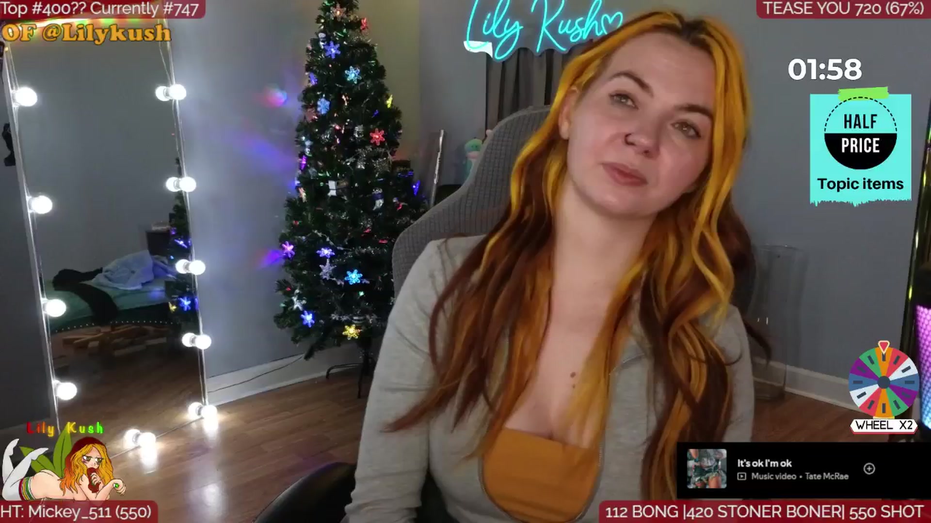 Gallery image thumbnail from LilyKush's myfreecams stream on, 01/04/2026, 06:43 image 16 of 20