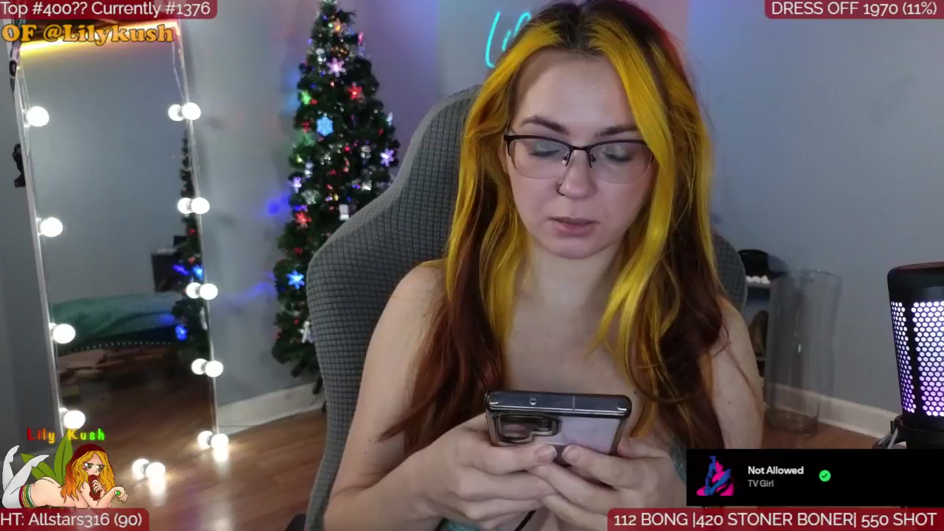 Gallery image thumbnail from LilyKush's myfreecams stream on, 01/10/2026, 22:00 image 8 of 20