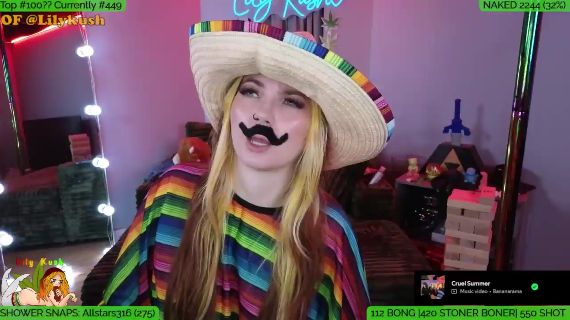 Gallery image thumbnail from LilyKush's myfreecams stream on, 05/06/2026, 04:33 image 17 of 20