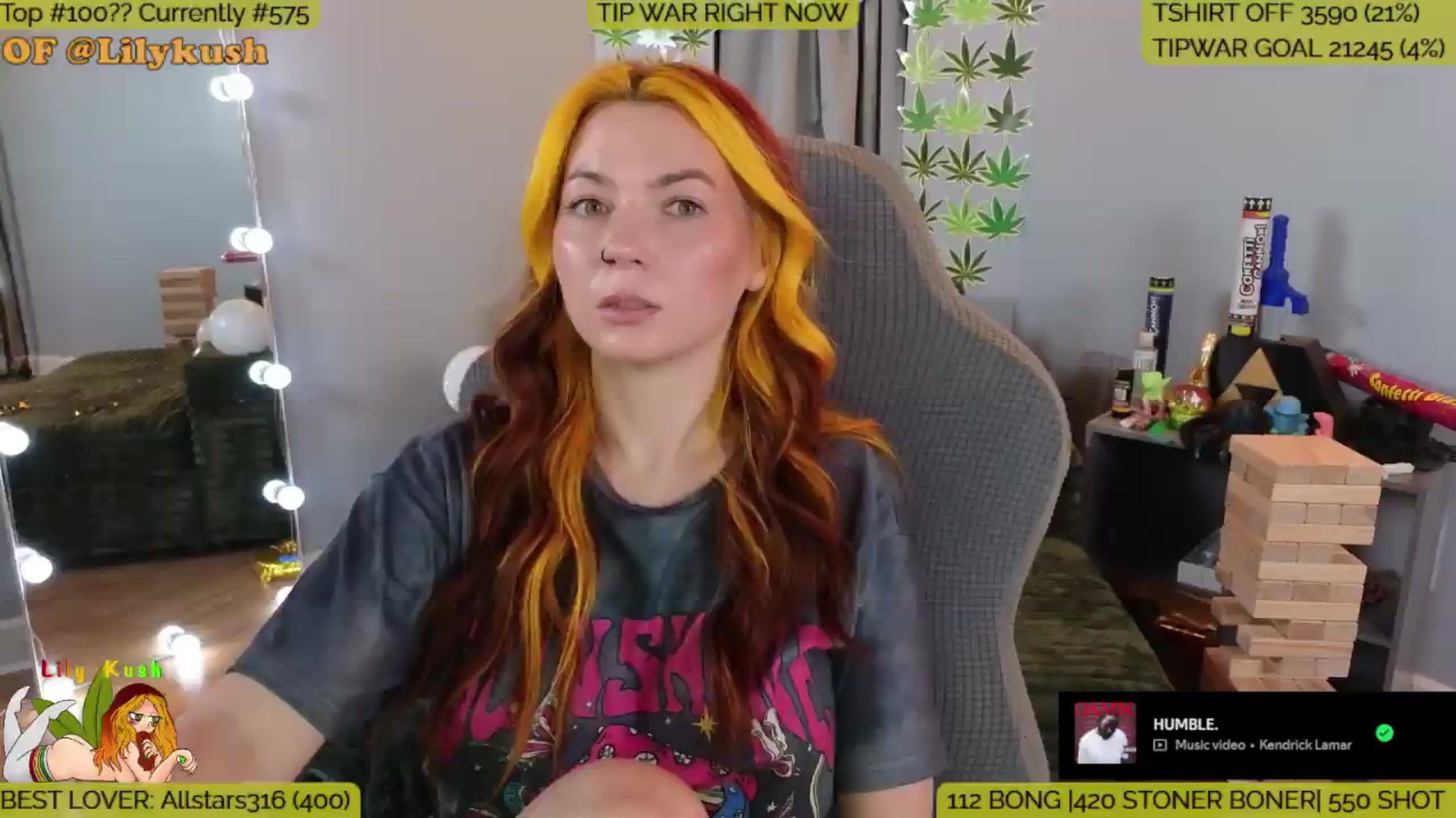 Gallery image thumbnail from LilyKush's myfreecams stream on, 06/01/2026, 02:39 image 1 of 20