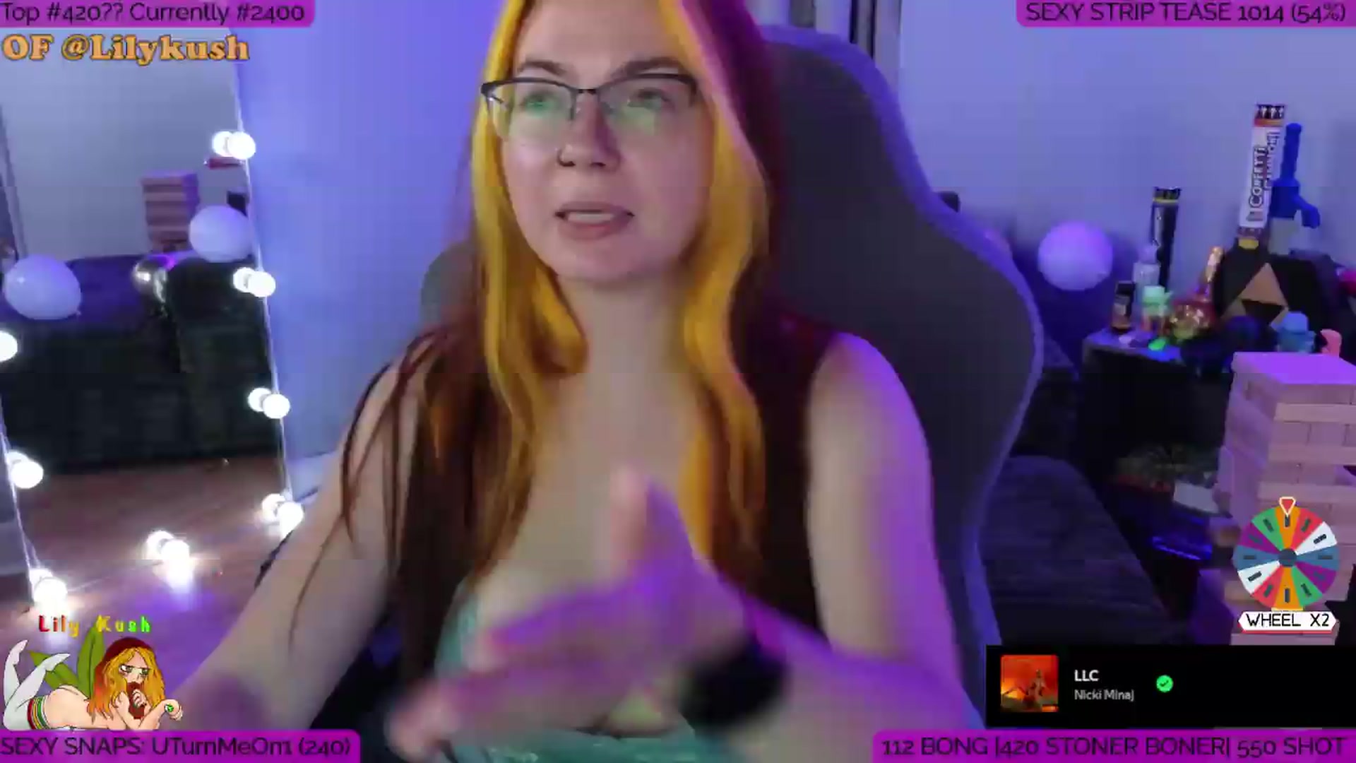Gallery image thumbnail from LilyKush's myfreecams stream on, 06/04/2026, 04:04 image 9 of 20
