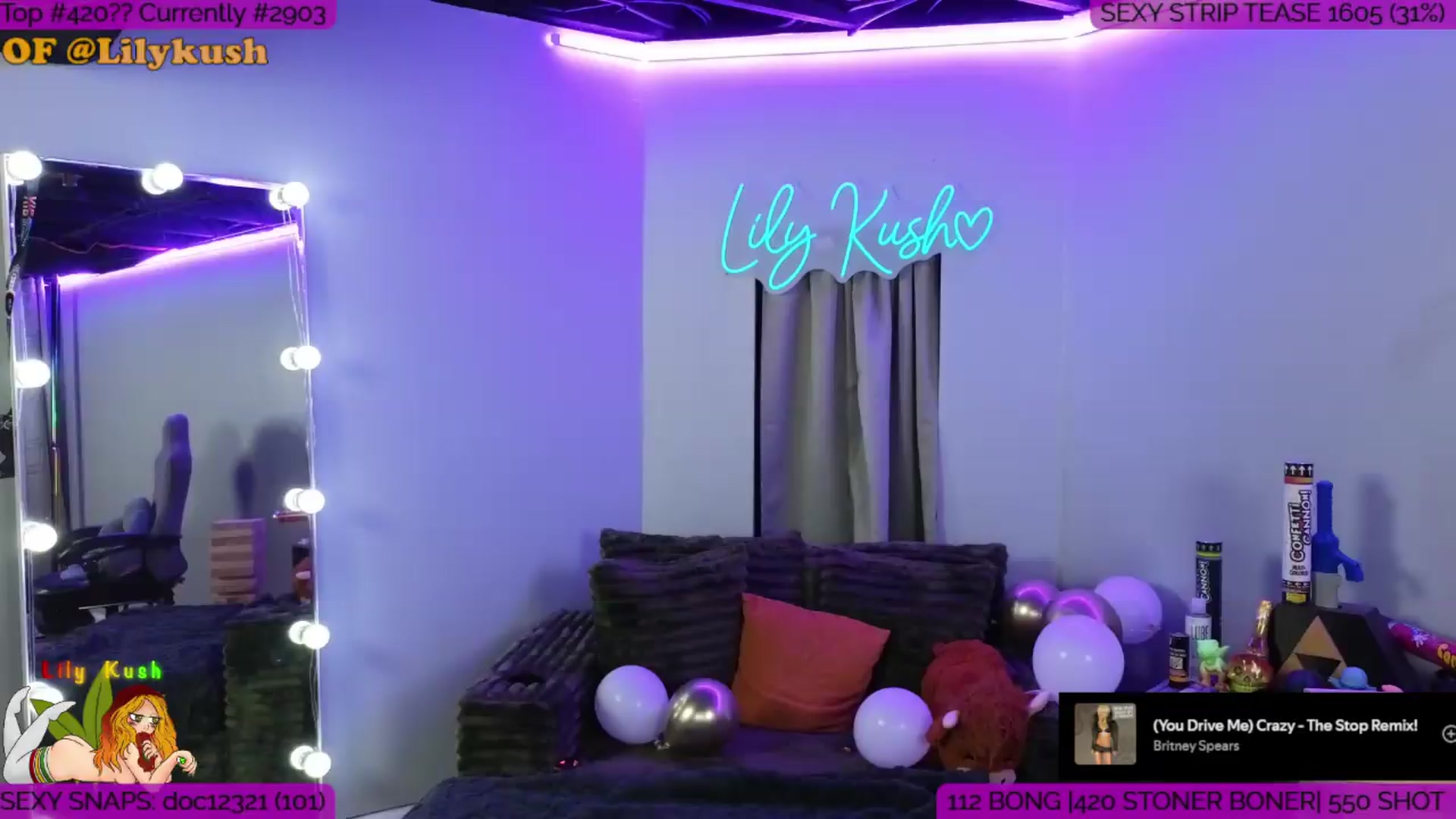 Gallery image thumbnail from LilyKush's myfreecams stream on, 06/11/2026, 05:34 image 11 of 20