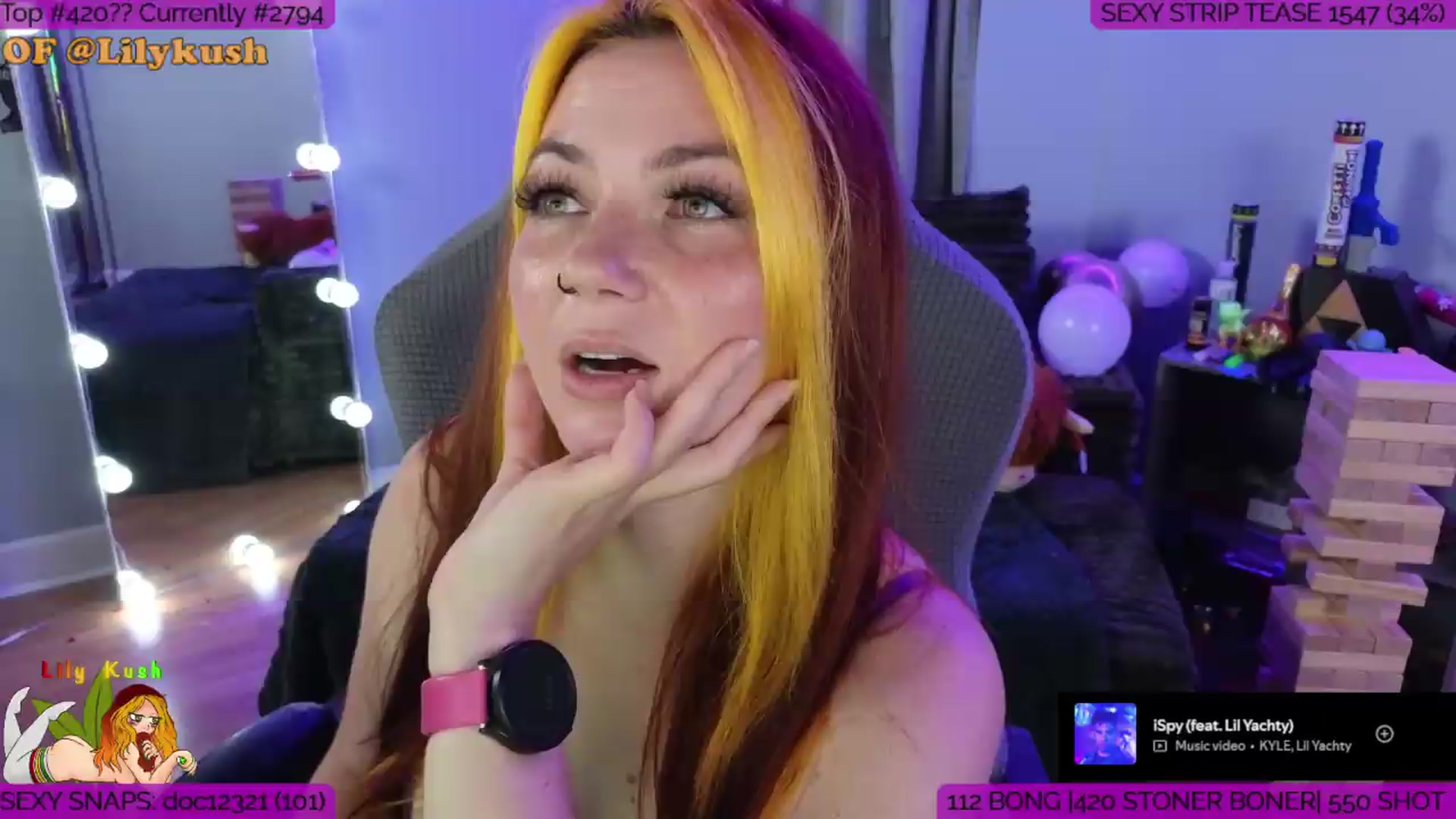 Gallery image thumbnail from LilyKush's myfreecams stream on, 06/11/2026, 05:34 image 17 of 20
