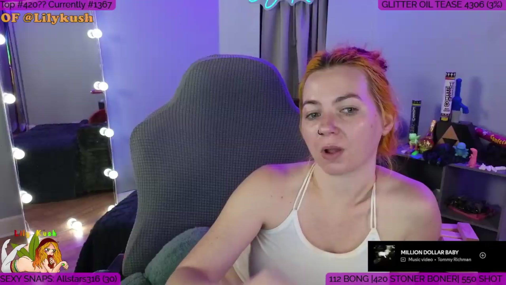 Gallery image thumbnail from LilyKush's myfreecams stream on, 06/13/2026, 22:03 image 9 of 20