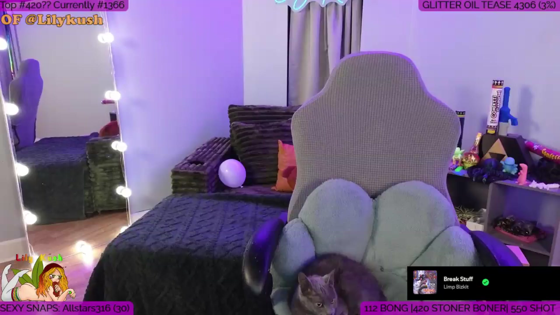 Gallery image thumbnail from LilyKush's myfreecams stream on, 06/13/2026, 22:03 image 5 of 20