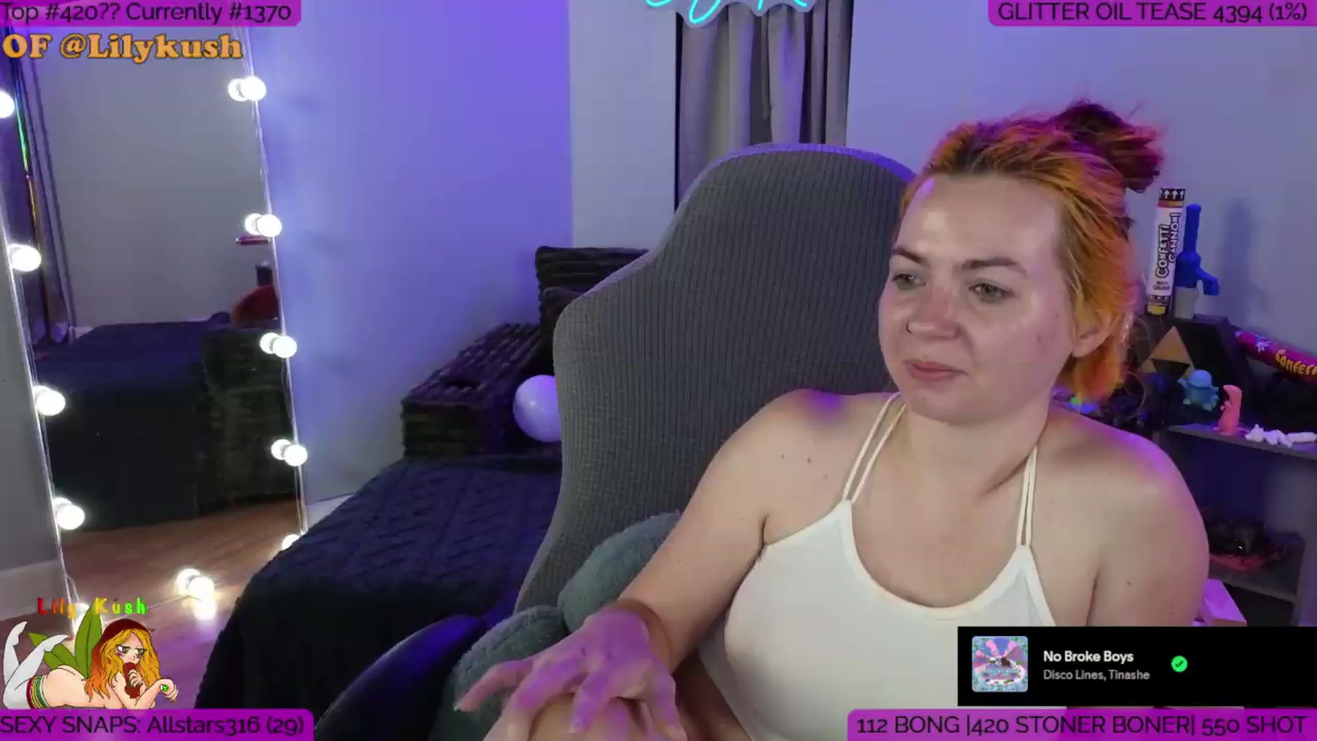 Gallery image thumbnail from LilyKush's myfreecams stream on, 06/13/2026, 22:03 image 1 of 20
