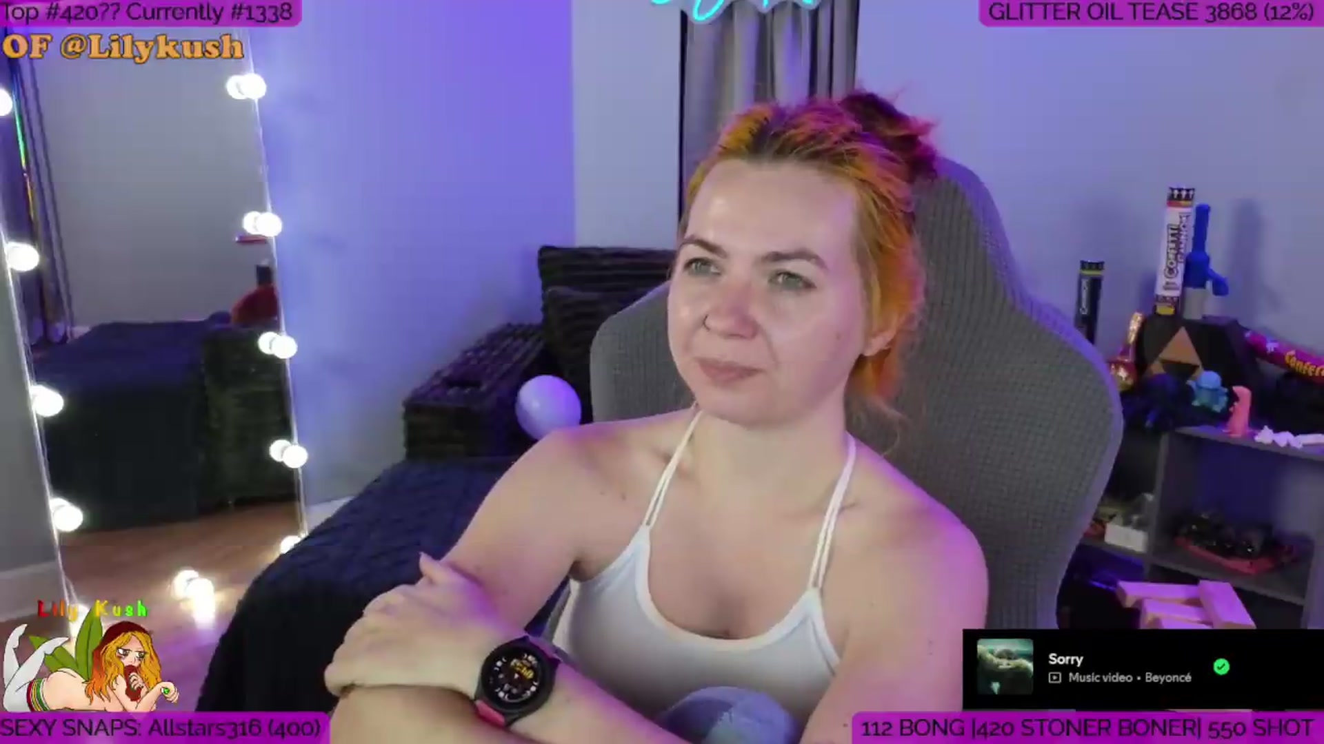 Gallery image thumbnail from LilyKush's myfreecams stream on, 06/13/2026, 22:03 image 18 of 20