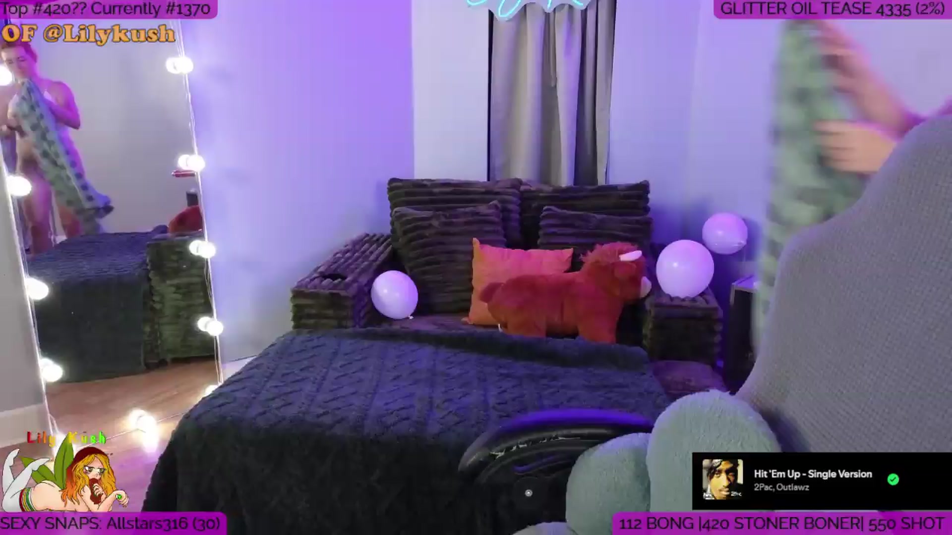 Gallery image thumbnail from LilyKush's myfreecams stream on, 06/13/2026, 22:03 image 4 of 20